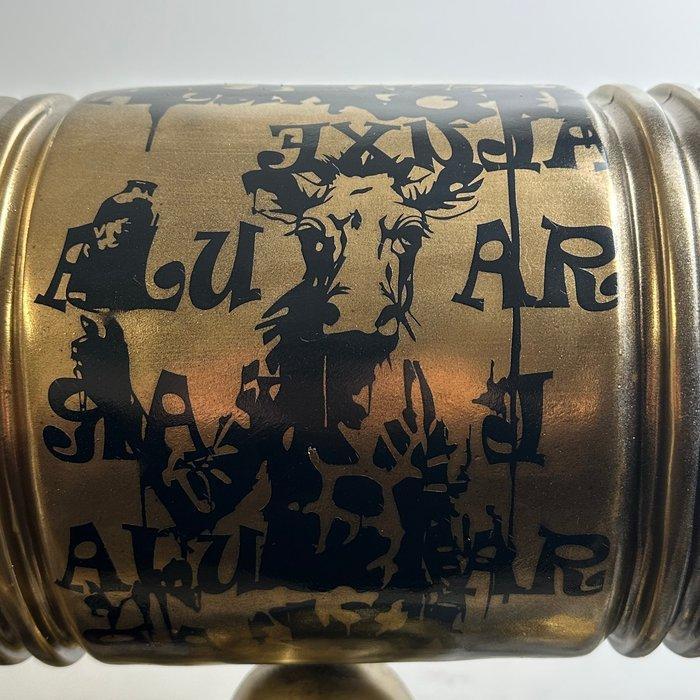 Daluxe Art - 1999 • Golden Power Gorilla • XXL, Antiek en Kunst, Kunst | Designobjecten