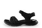 Ecco Sandalen in maat 38 Zwart, Ecco, Verzenden, Zwart, Sandalen of Muiltjes