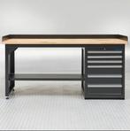 Datona Werkbank PRO met eiken werkblad en 6 lades - 200 cm, Doe-het-zelf en Bouw, Ophalen of Verzenden, Nieuw
