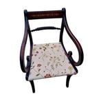 Chaise - Acajou, Laiton