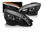 LED Tube koplampen Black geschikt voor Mercedes W204, Autos : Pièces & Accessoires, Verzenden