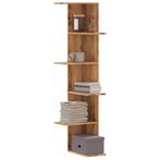vidaXL Hoekwandschap 36,5x36,5x140 cm bewerkt hout, Huis en Inrichting, Kasten | Wandmeubels, Verzenden, Nieuw