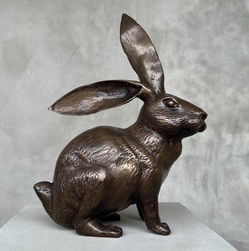 Sculpture, Sculpture, NO RESERVE PRICE - Hare Sculpture -, Antiek en Kunst, Kunst | Designobjecten