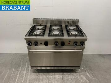 RVS 6 pits Fornuis gasfornuis 105 cm GAS Horeca beschikbaar voor biedingen