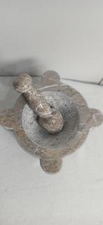 Vijzel (2) - Carrara marmer - met pestel in marmer