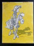 Morris - Original drawing - Lucky Luke & Jolly Jumper - with