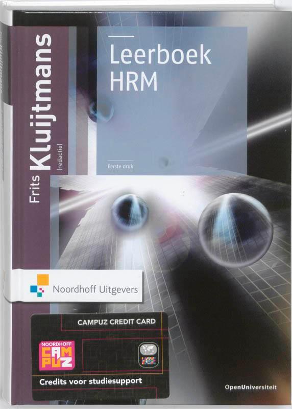 Leerboek HRM 9789001788872, Boeken, Economie, Management en Marketing, Gelezen, Verzenden