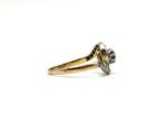 Zonder Minimumprijs - Ring - 18 karaat Geel goud - 0.10ct., Handtassen en Accessoires, Ringen, Nieuw