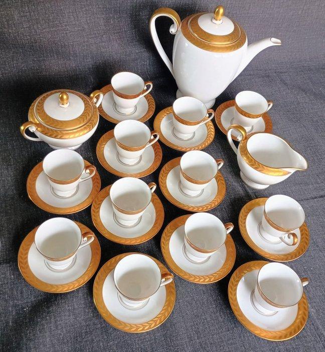 Rosenthal, Tirschenreuth - Koffieservies (27) - 24 kt goud -, Antiquités & Art, Antiquités | Meubles | Tables