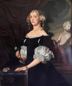 Europese school (XX) - Portret van een adellijke dame., Antiquités & Art