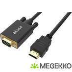 Akasa AK-CBHD26-20BK video kabel adapter 2 m, Verzenden, Nieuw