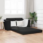 vidaXL ligbedbank 2-in-1 Zwart 148x71x83 cm Fluweel, Huis en Inrichting, Zetels | Zetels, Verzenden, Nieuw