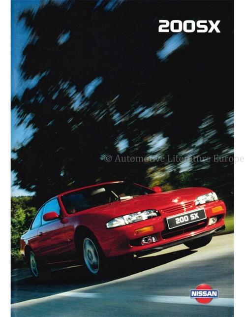 1994 NISSAN 200SX BROCHURE ENGELS, Boeken, Auto's | Folders en Tijdschriften