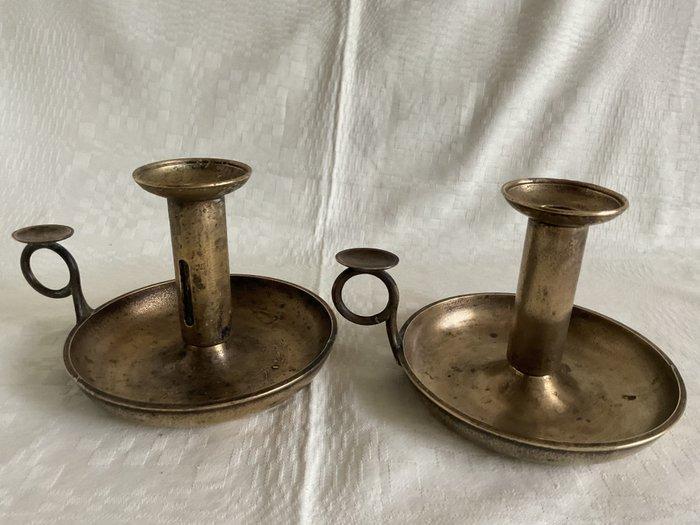 RS” Porto Alegre - Kandelaar Vintage messing blaker met, Antiek en Kunst, Curiosa en Brocante