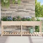 vidaXL Tuin Plantpot Beige 203,5 x 53 x 76,5 cm Massief, Tuin en Terras, Verzenden, Nieuw