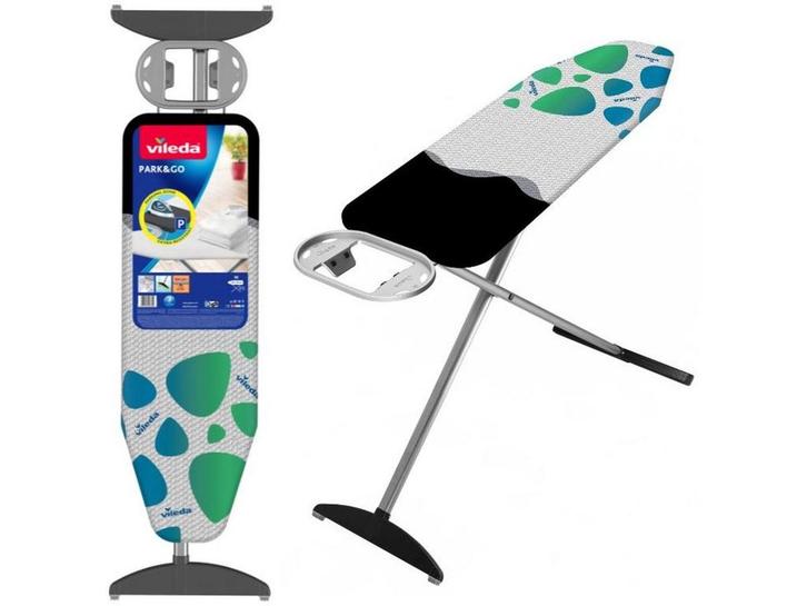 Vileda Park&Go M - Strijkplank - 120x38 cm Hittebestendige, Elektronische apparatuur, Strijkijzers en Strijkplanken, Zo goed als nieuw