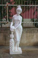 sculptuur, Dama con Brocca - 158 cm - Wit