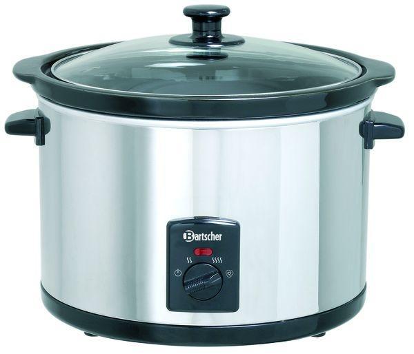 Slowcooker | Aluminium | 5.5L | 230V | 345x345x276(h)mm, Zakelijke goederen, Horeca | Keukenapparatuur, Nieuw in verpakking, Verzenden