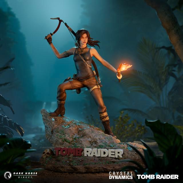 Tomb Raider PVC Statue Lara Croft Survivor Era 33 cm, Verzamelen, Film en Tv, Nieuw, Ophalen of Verzenden