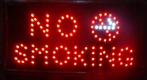 Niet roken non smoking lamp LED verlichting bord lichtbak, Huis en Inrichting, Verzenden, Nieuw