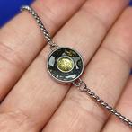 PALLASITE + IJZER-meteoriet (goud verguld) armband -, Verzamelen