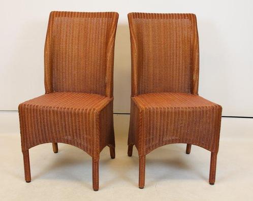 Lloyd Loom - Chaise - Bambou, riet - Installer quatre, Antiek en Kunst, Curiosa en Brocante