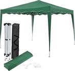 2dekans | Inklapbare Partytent Vivara - 3 x 3m - Groen -, Ophalen of Verzenden, Nieuw