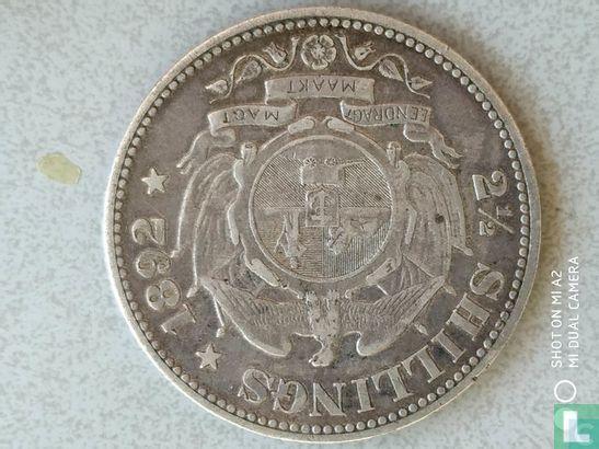 Zuid-Afrika 2½ shillings 1892, Postzegels en Munten, Munten | Afrika, Losse munt, Goud, Zilver, Overige landen, Verzenden