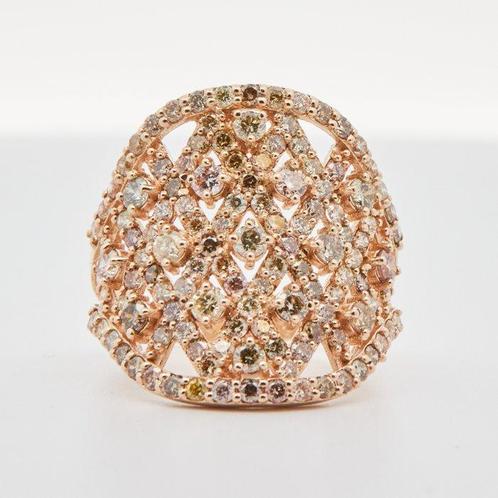Zonder Minimumprijs - Ring 14 kt. -  1.99ct. tw. Diamant, Handtassen en Accessoires, Ringen