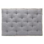 vidaXL Bankkussen pallet 120x80x10 cm antracietkleurig, Huis en Inrichting, Verzenden, Nieuw