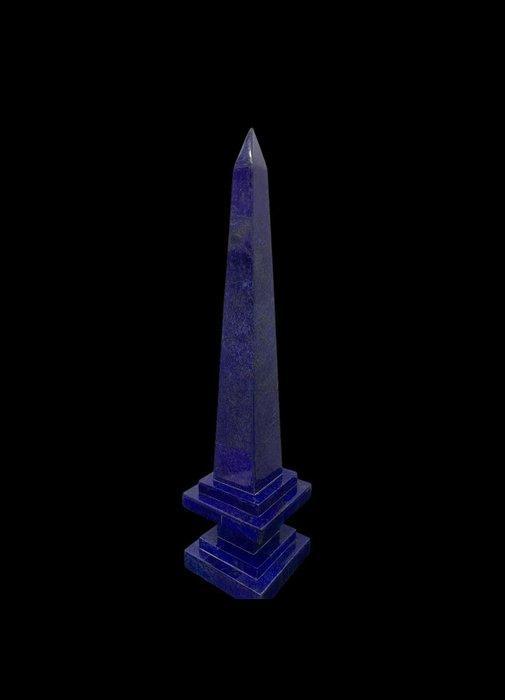 Een lapis lazuli van premiumkwaliteit Obelisk - Hoogte: 48, Collections, Minéraux & Fossiles