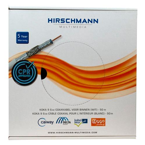 50-pièces Câble Coaxial Multimédia Hirschmann - 298799820, Doe-het-zelf en Bouw, Elektriciteit en Kabels, Verzenden