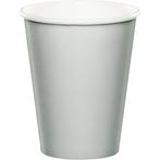 Zilveren Bekers 256ml 8st, Verzenden, Nieuw