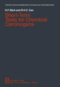 Short-Term Tests for Chemical Carcinogens. Stich, H.F., Livres, Livres Autre, Envoi