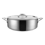 Kookpan Laag | RVS Model | Met Deksel | Beschikbaar in 3