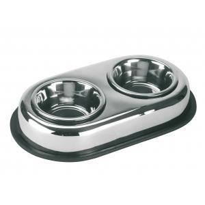 Gamelle inox duo 2x450 ml - kerbl, Dieren en Toebehoren, Honden-accessoires