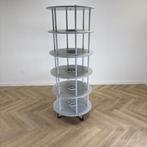 Ordner-draaizuil,  hoogte 205 cm, lichtgrijs, Gebruikt