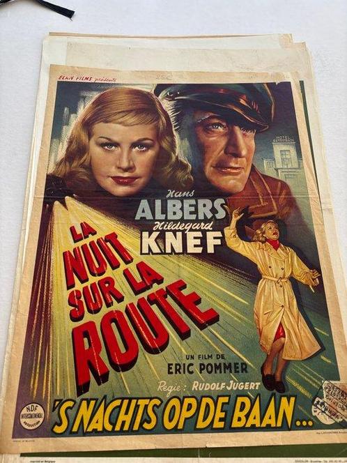 Hans Albers & Hildegard Knef - Originele Belgische, Verzamelen, Film en Tv