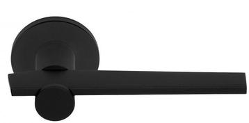 Deurklink TENSE BB100-G Op rozet mat zwart, Doe-het-zelf en Bouw, Nieuw, Overige materialen, Klink of Kruk