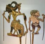 Wayang klitik 2x. - Bois - Indonésie - Début du XXe siècle