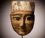 Oud-Egyptisch Enorm mooi Egyptisch begrafenismasker met
