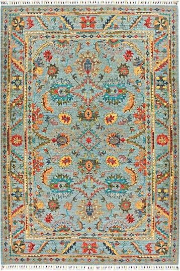 Afghan, Ziegler Kazak, Nieuwe traditionele handgeknoopte