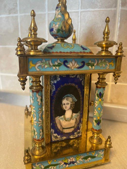 Pendule de cheminée - Laiton - 1990-2000, Antiquités & Art, Antiquités | Horloges