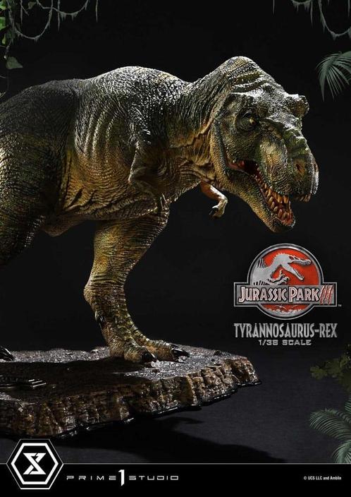 Jurassic Park III Prime Collectibles Statue 1/38 T-Rex 17 cm, Collections, Cinéma & Télévision, Enlèvement ou Envoi