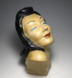 Muth - Beeld, Art Deco Bust - 19 cm - Keramiek, Terracotta -, Antiquités & Art, Antiquités | Verre & Cristal