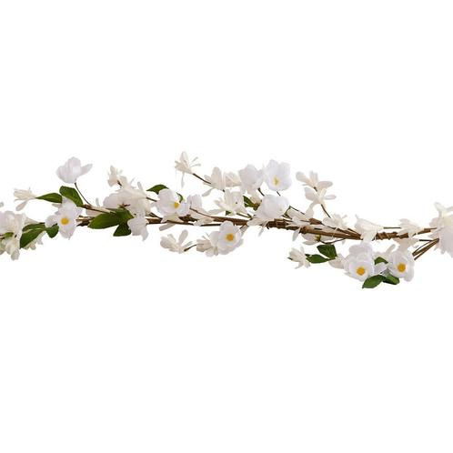 Witte Slinger Kunstbloemen 1,8m, Hobby en Vrije tijd, Feestartikelen, Nieuw, Verzenden