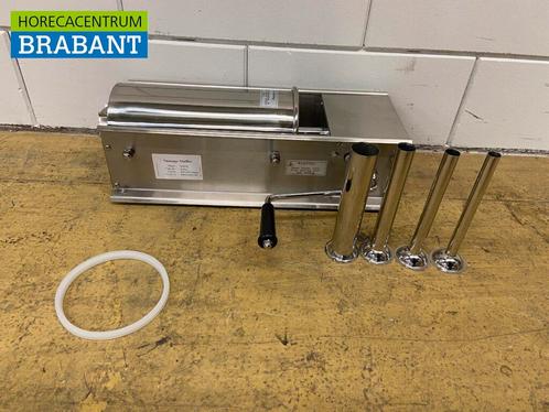 RVS Horizontale vulbus stopbus worstvuller 5 liter Horeca, Zakelijke goederen, Horeca | Keukenapparatuur, Ophalen of Verzenden