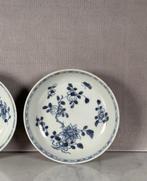 Bord (4) - Porselein - Blauw en wit theekopje, Antiek en Kunst