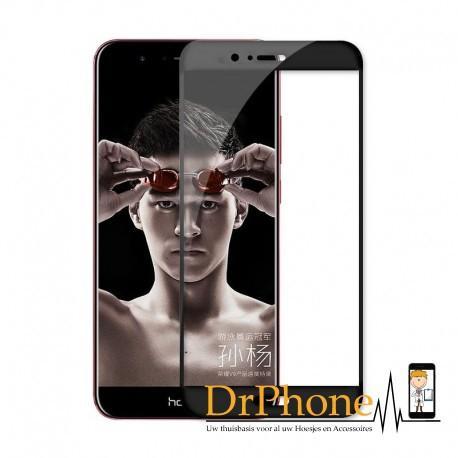 DrPhone Huawei P10 Glas 4D Volledige Glazen Dekking Full, Télécoms, Téléphonie mobile | Housses, Coques & Façades | Marques Autre