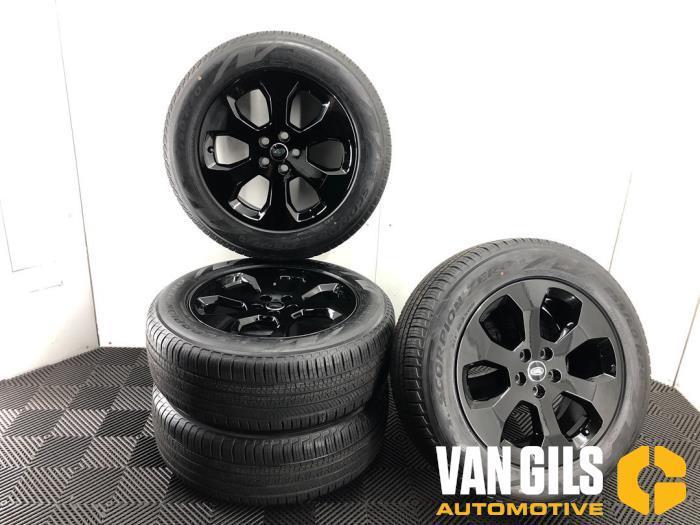Sportvelgenset + banden Landrover Defender O244588, Auto-onderdelen, Ophanging en Onderstel